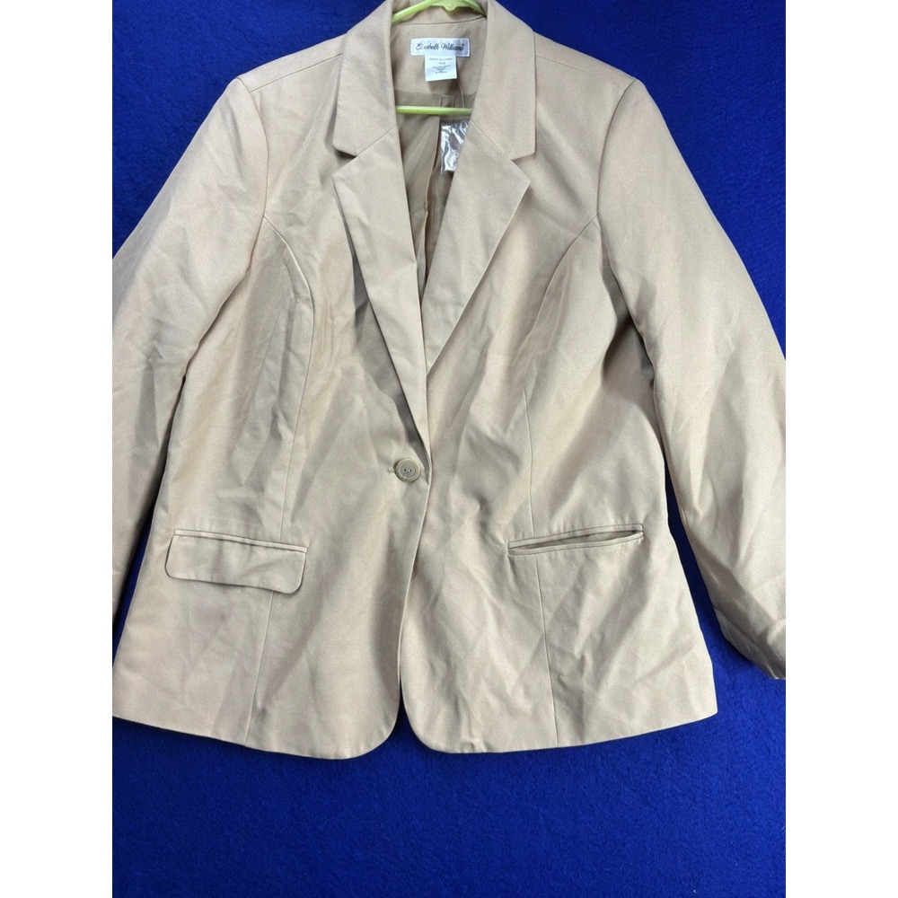 Officecore Womens Elisabeth Williams Single Button Blazer 16MS Tan